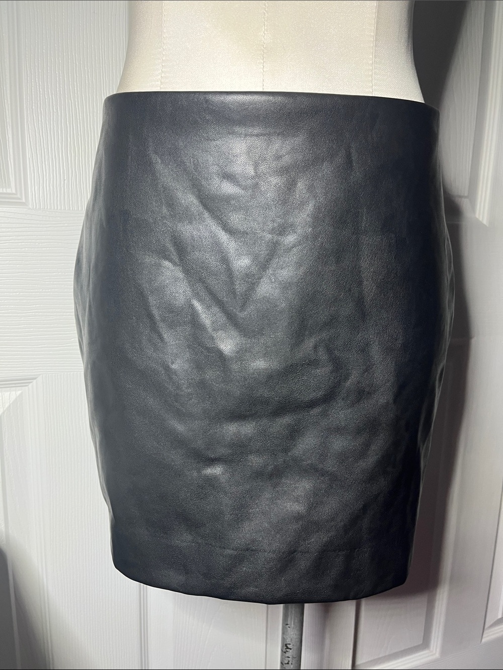 NWOT Black Faux Leather Mini Skirt - Express